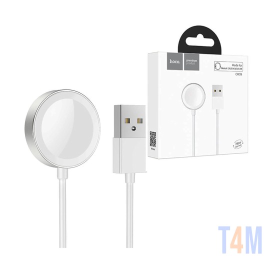 Carregador Sem Fio Hoco CW39 para iWatch Branco